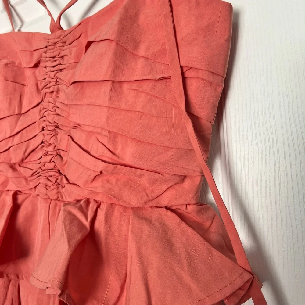 Ulla Johnson
halterneck ruffled midi dress - Picture 9 of 16